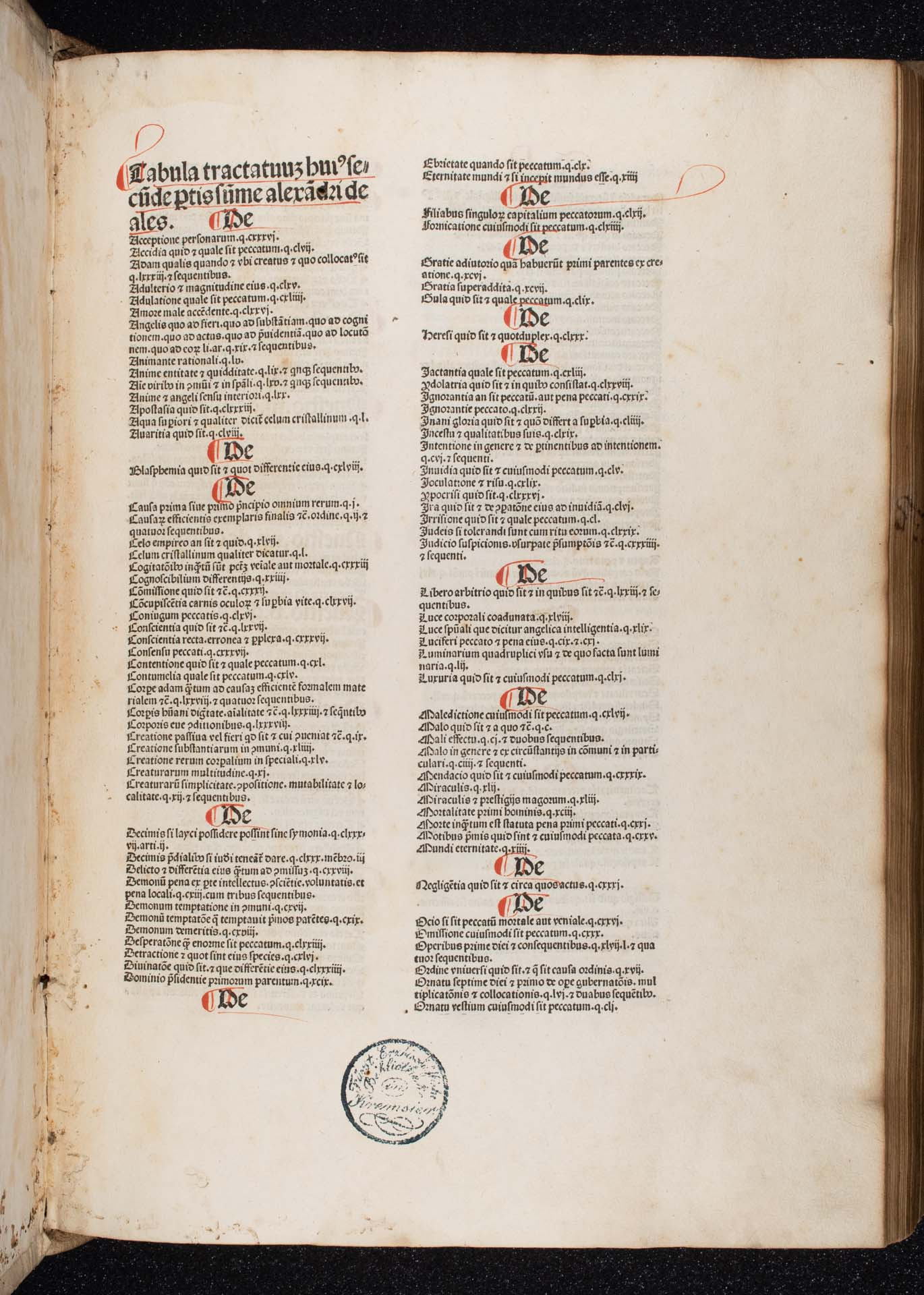 Summa universae theologiae.
