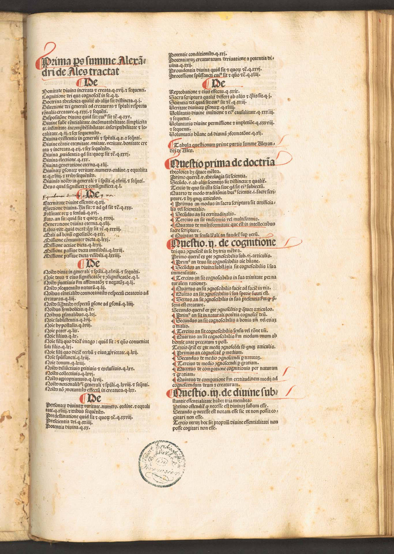 Summa universae theologiae.