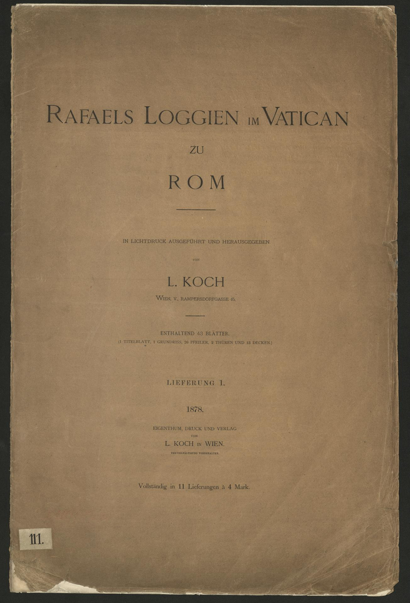 RAFAELS LOGGIEN IM VATICAN ZU ROM