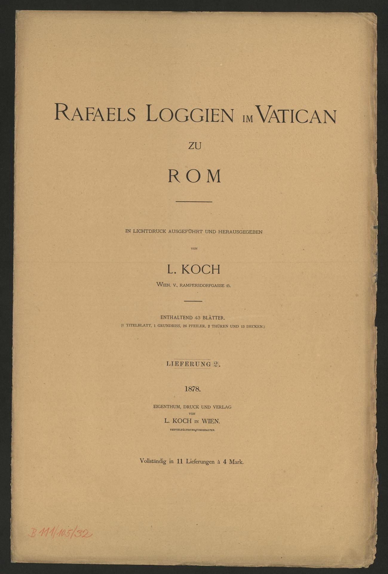 RAFAELS LOGGIEN IM VATICAN ZU ROM