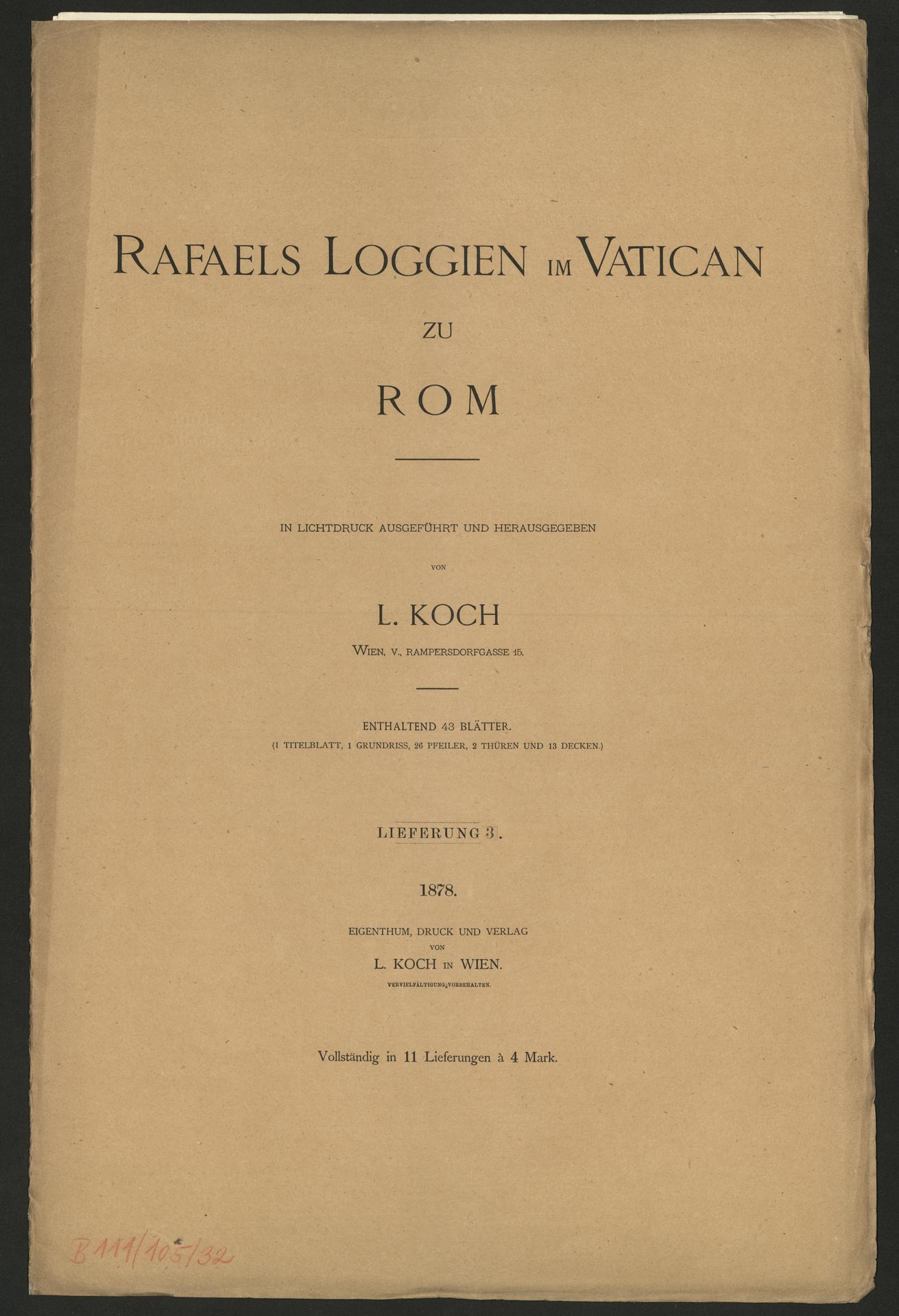RAFAELS LOGGIEN IM VATICAN ZU ROM