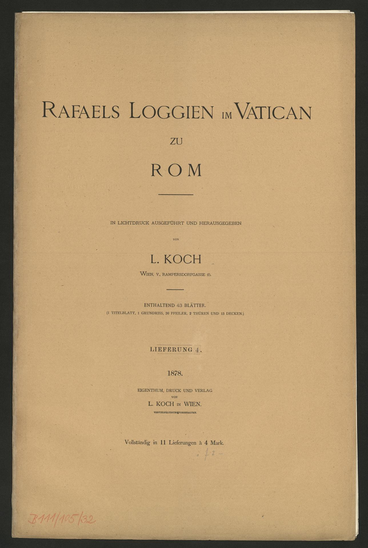 RAFAELS LOGGIEN IM VATICAN ZU ROM