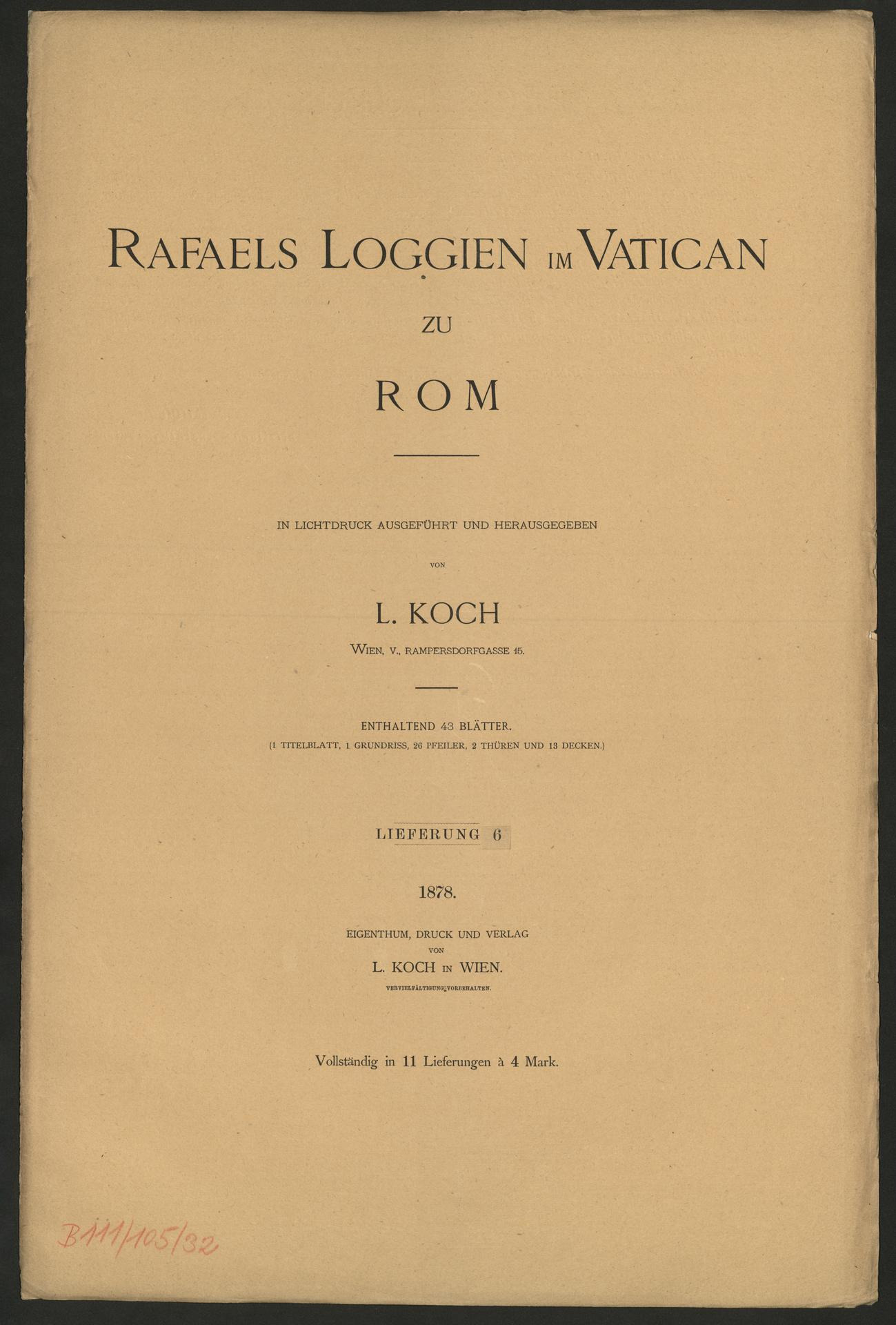 RAFAELS LOGGIEN IM VATICAN ZU ROM