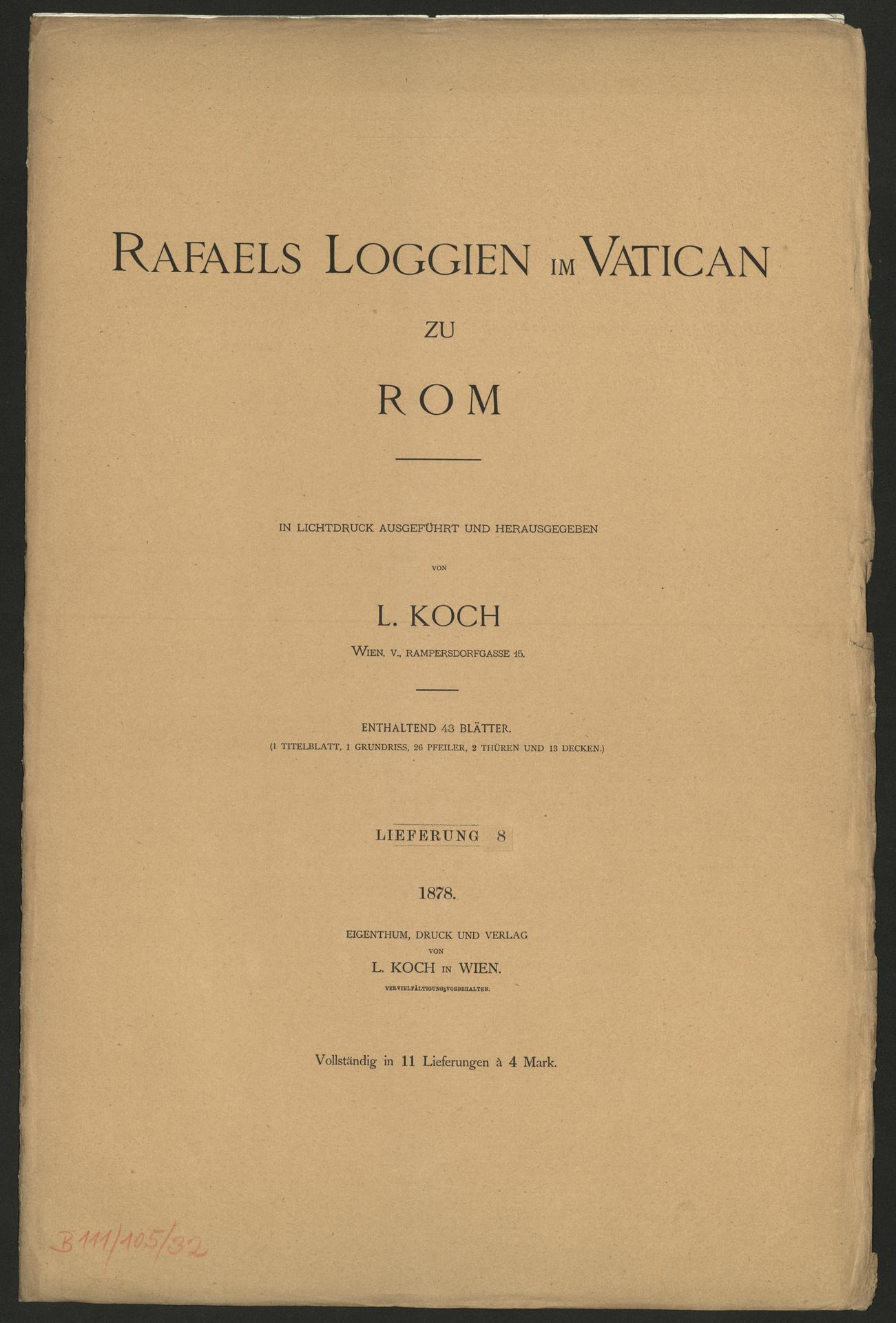 RAFAELS LOGGIEN IM VATICAN ZU ROM
