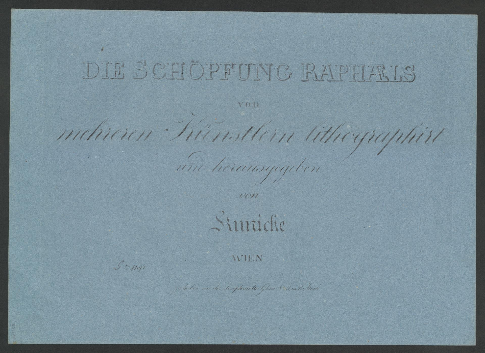 DIE SCHÖPFUNG RAPHAELS.