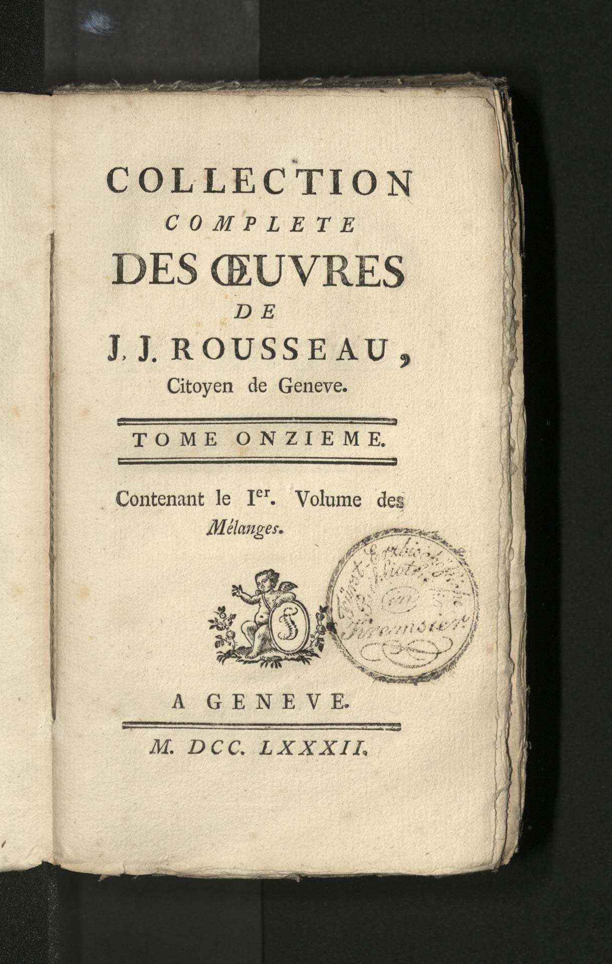 COLLECTION COMPLÈTE DES OEUVRES.