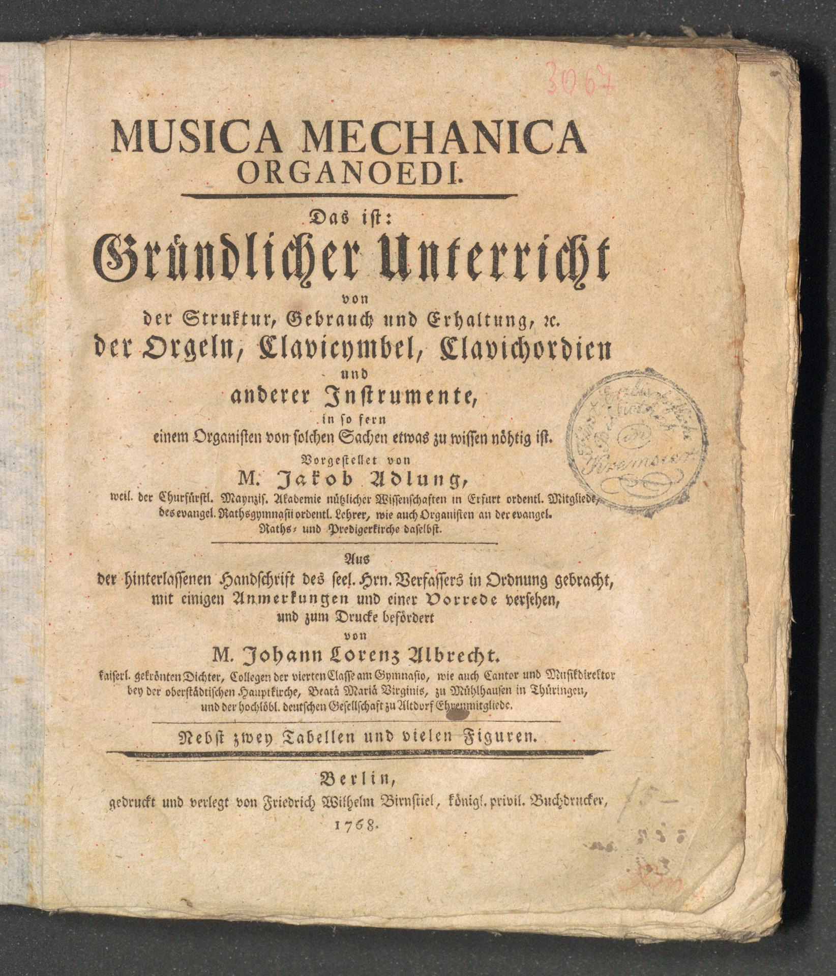 MUSICA MECHANICA ORGANOEDI