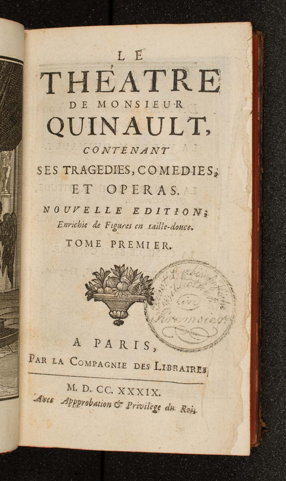 LE THÉATRE DE MONSEIEUR QUINAULT