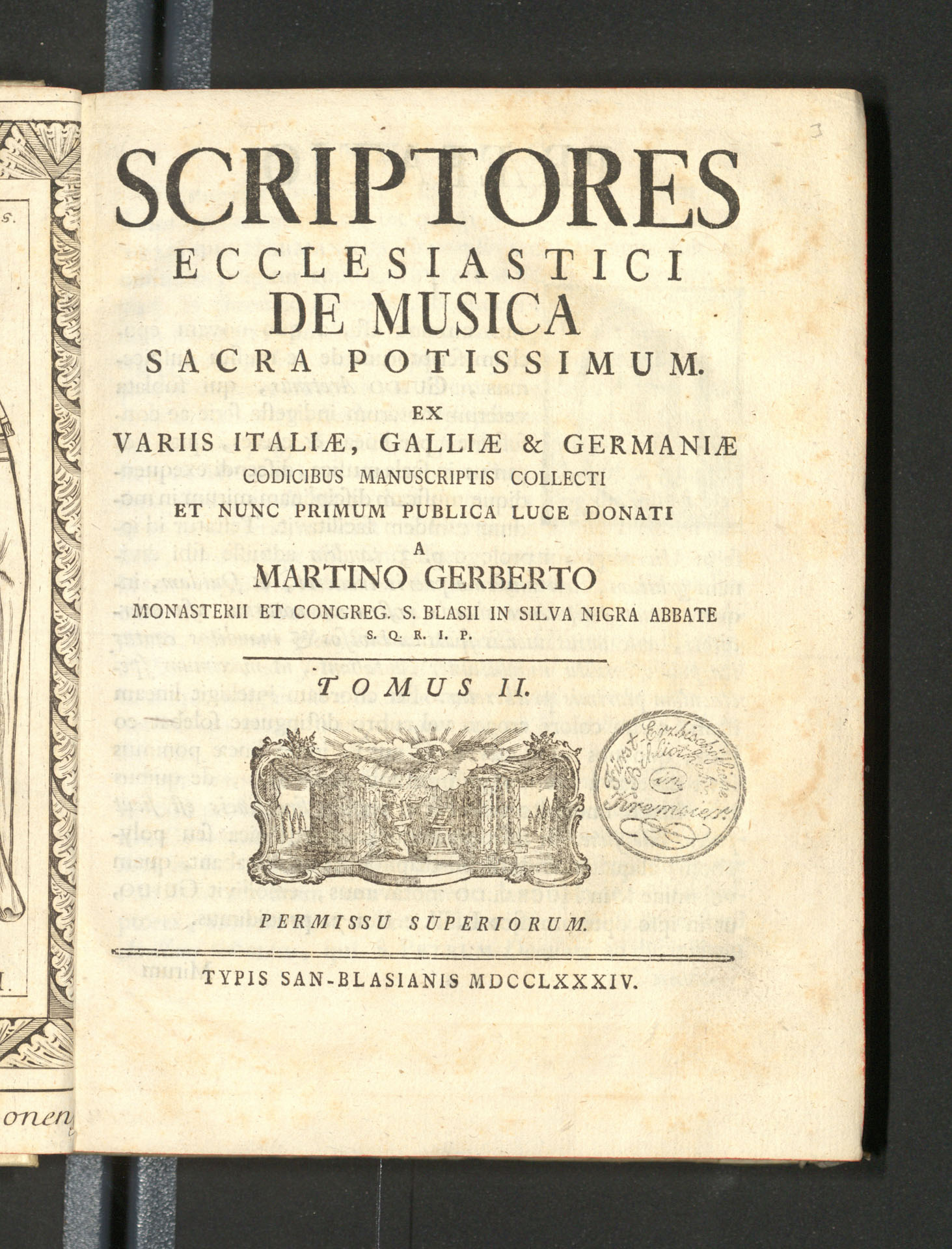 SCRIPTORES ECCLESIASTICI DE MUSICA POTISSIMUM