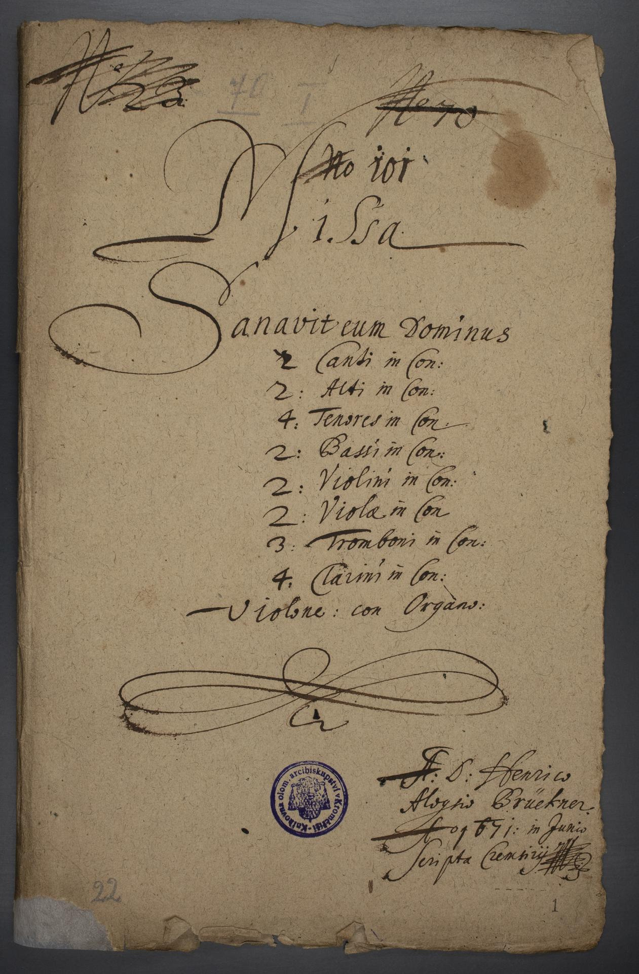 Missa Sonavit eum Dominus