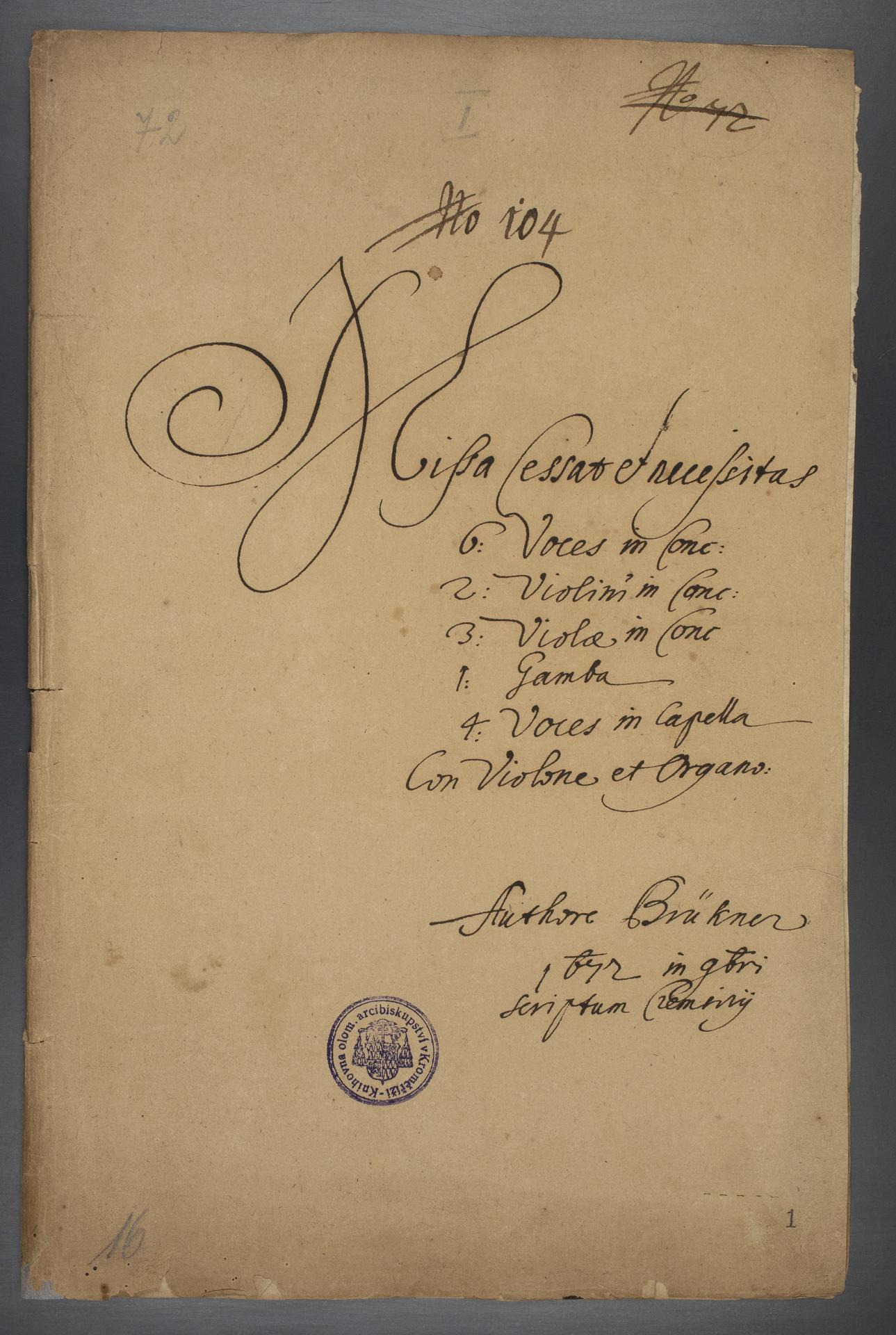 Missa Cessat et Necessitas
