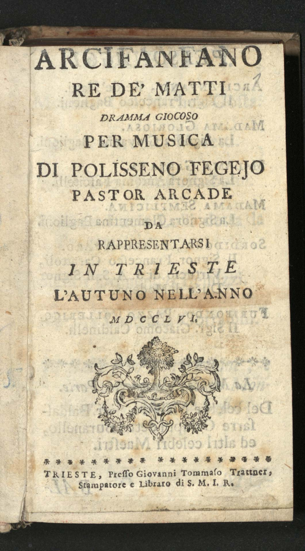 ARCIFANFANO RE DE'MATTI