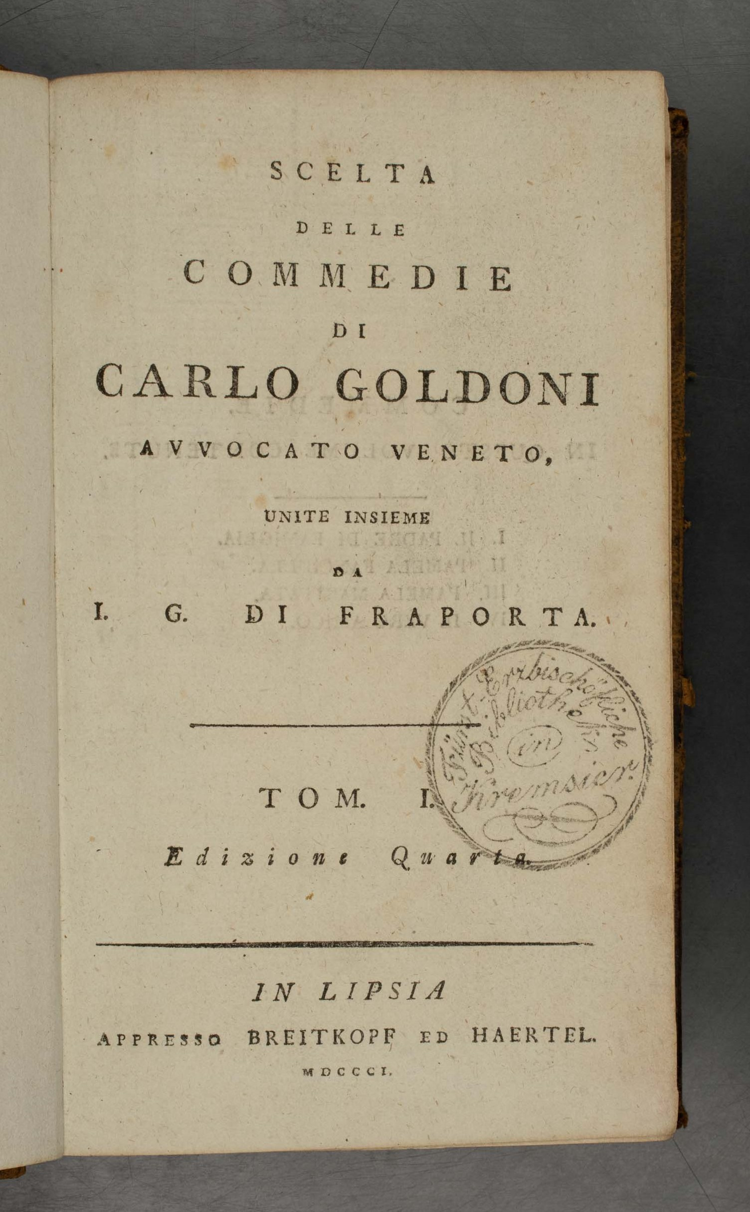 SCELTA DELLE COMMEDIE