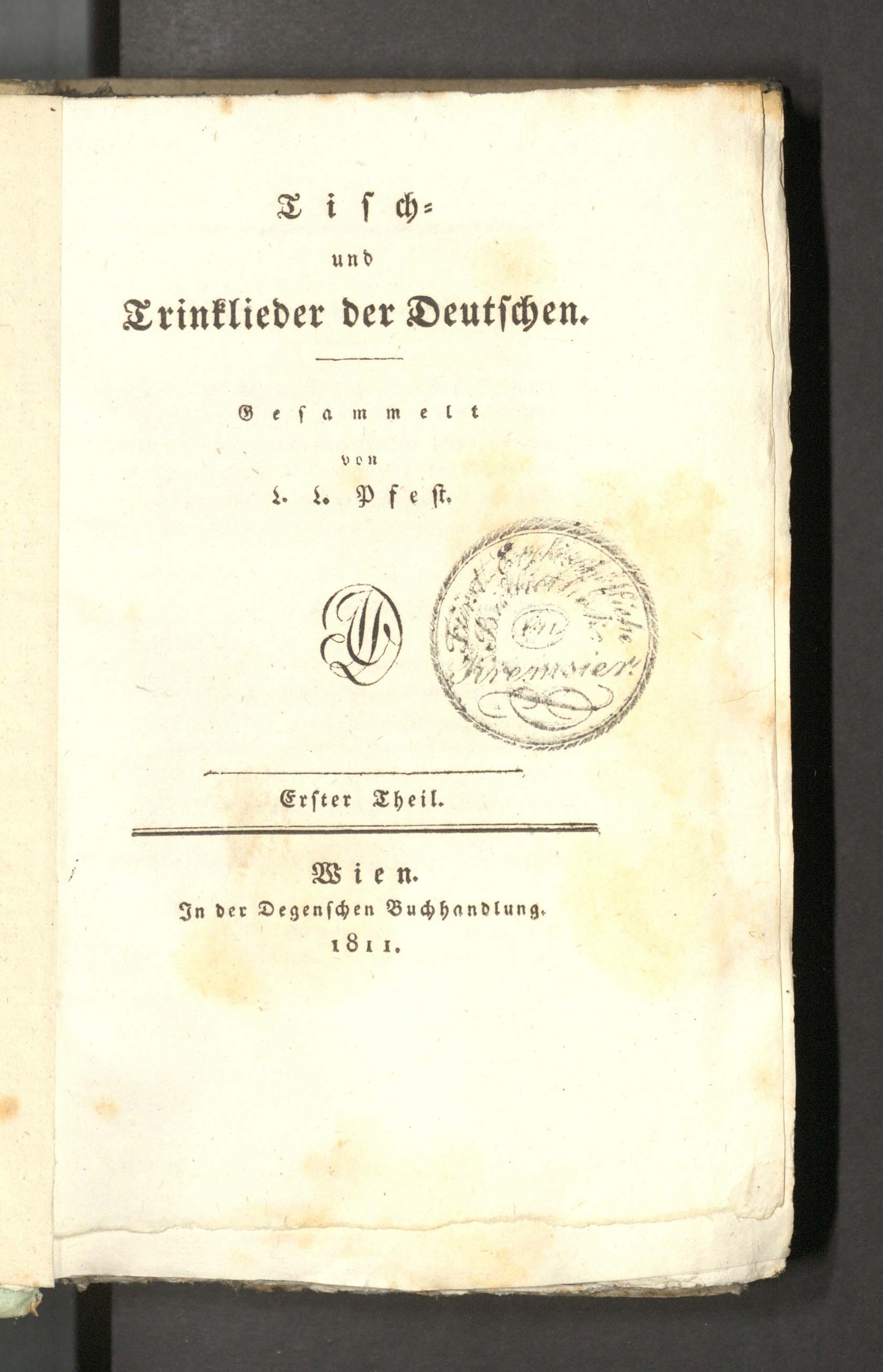 Tisch- und Trinklieder der Deutschen