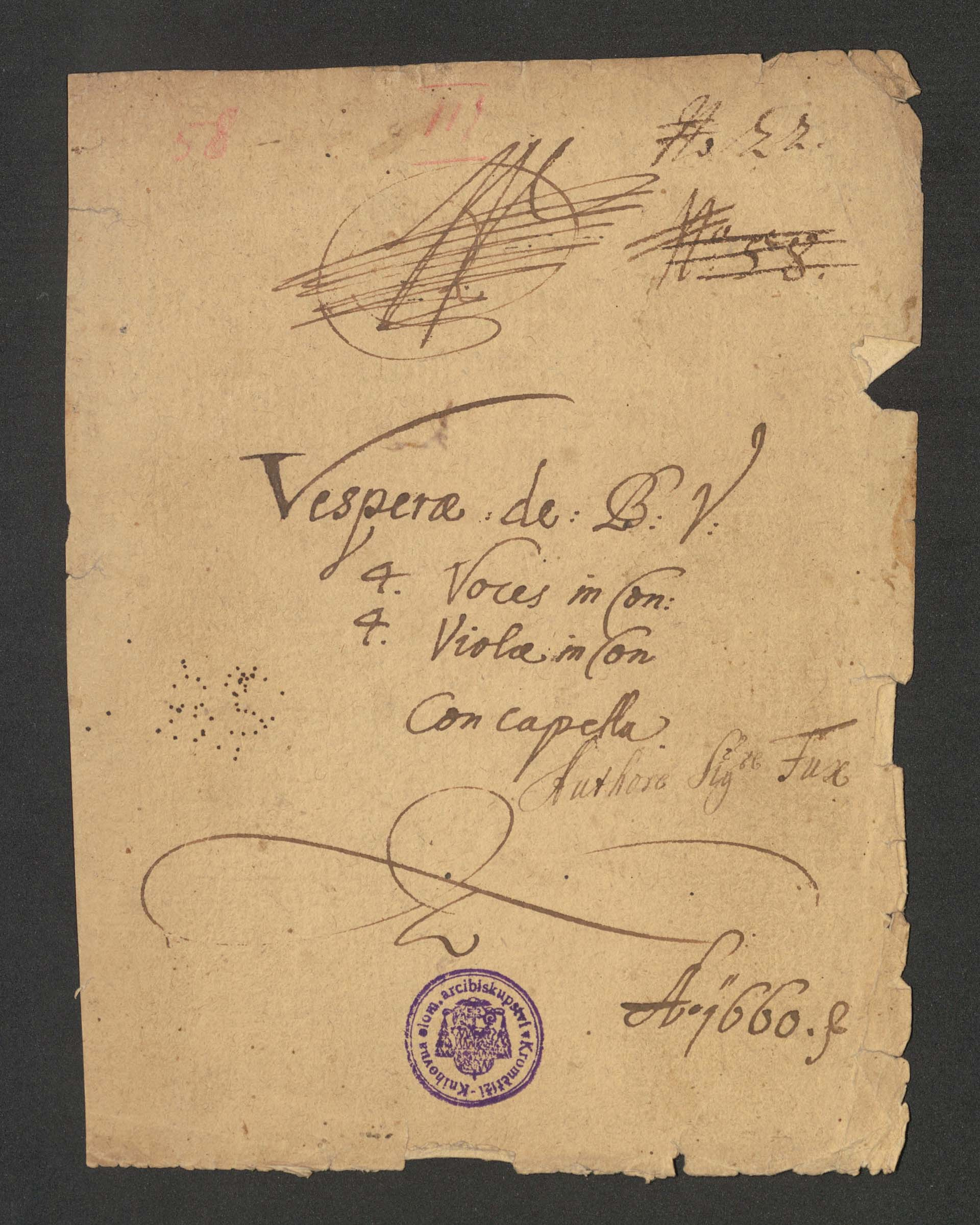 Vesperae de B.V.