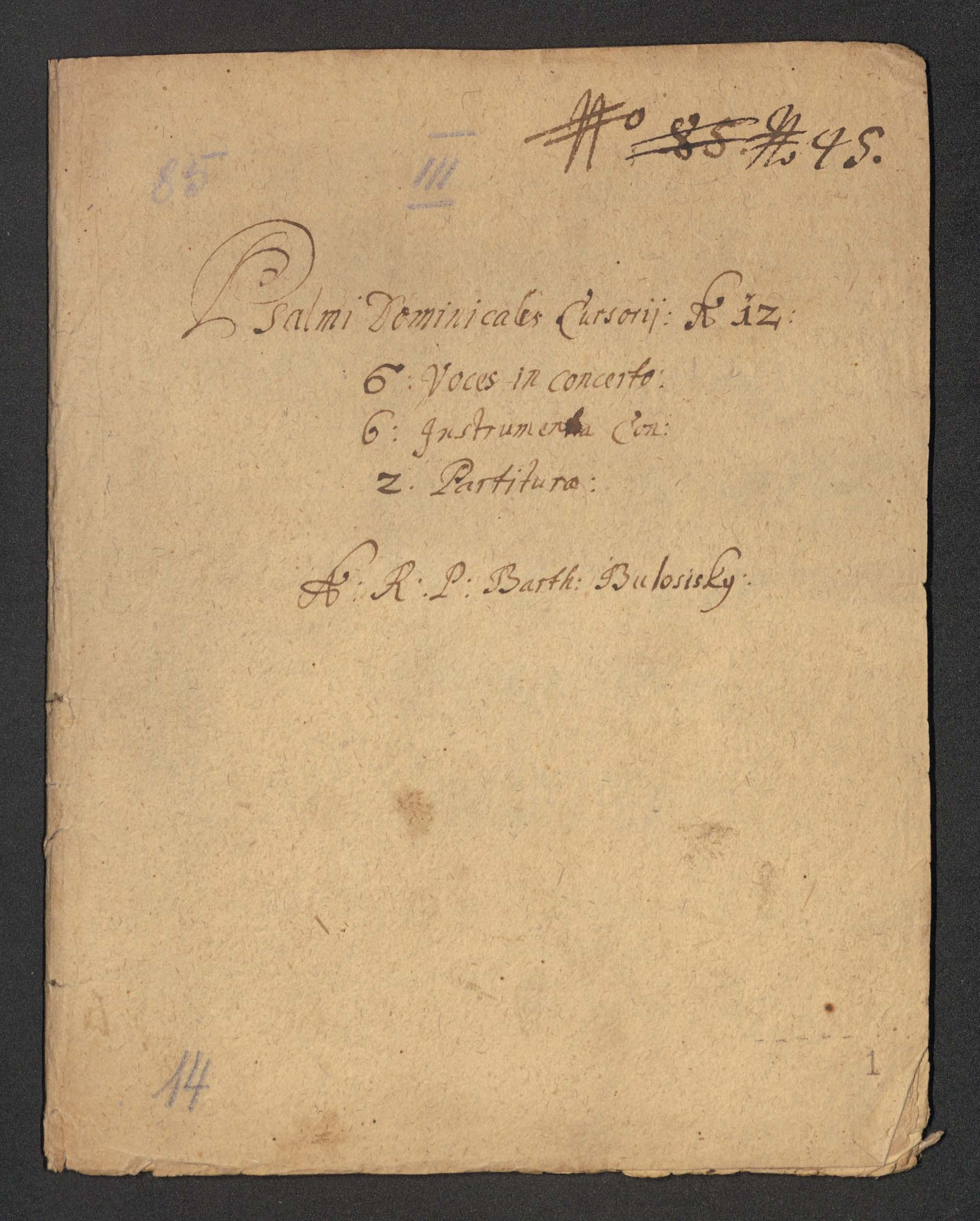 Psalmi Dominicales Cursorii