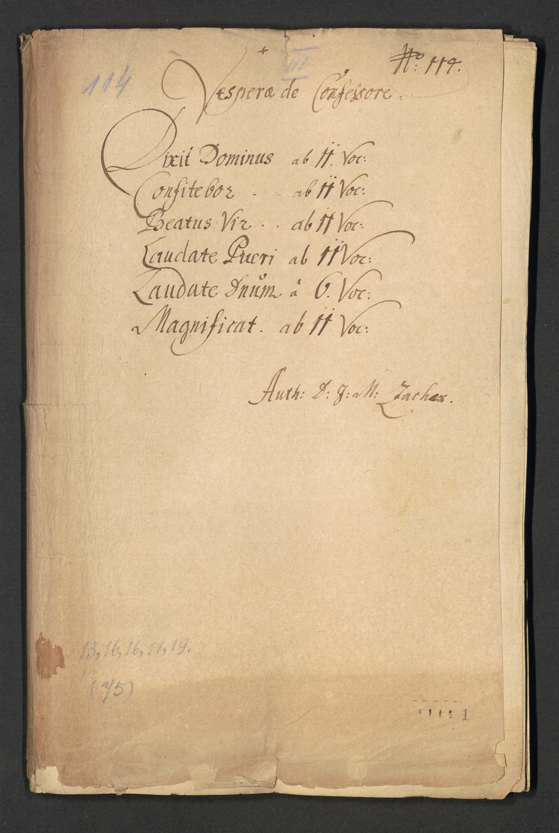 Vasperae de Confessore
