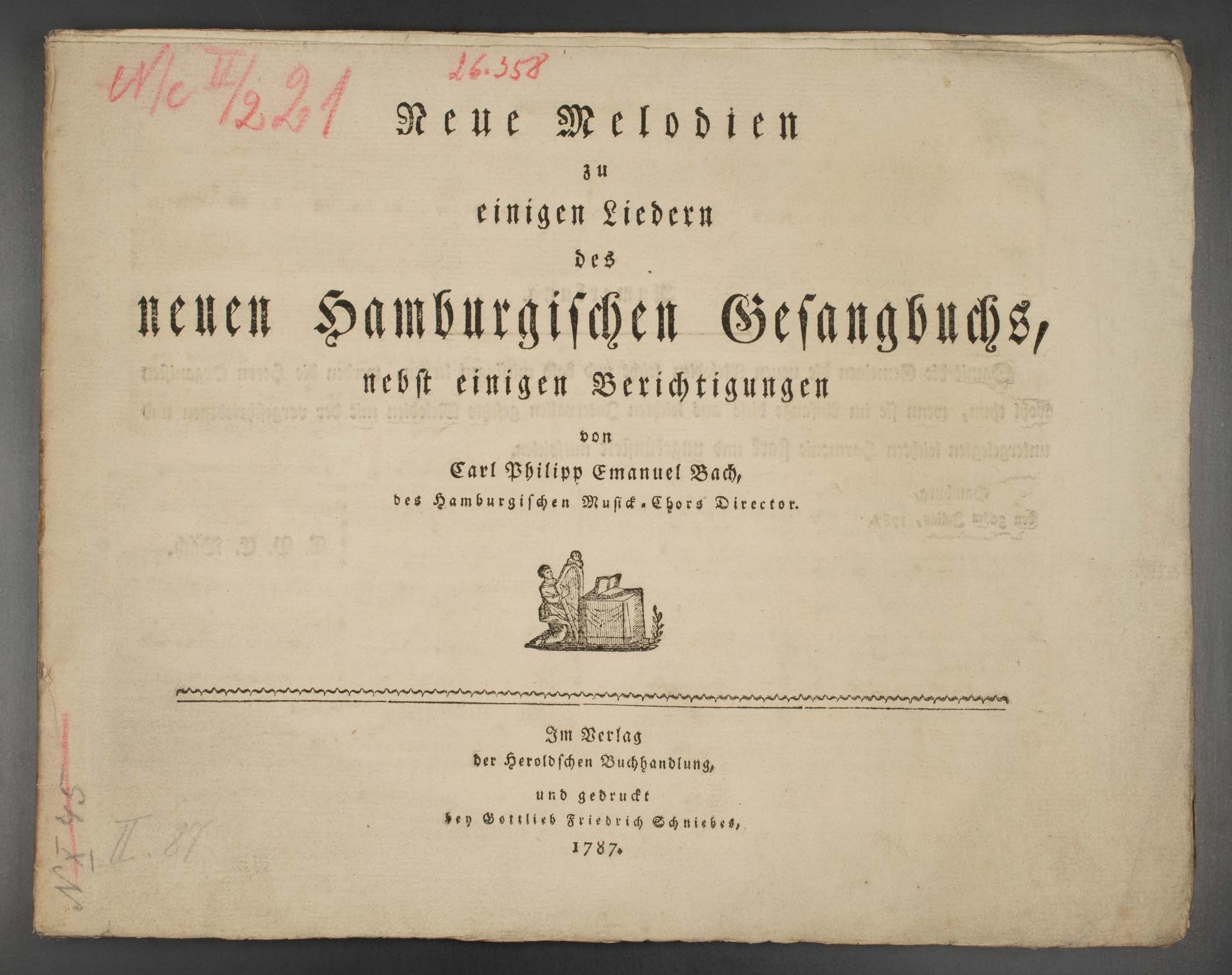 Neue Melodien zu einigen Liedern des neuen Hamburgischen Gesangbuchs