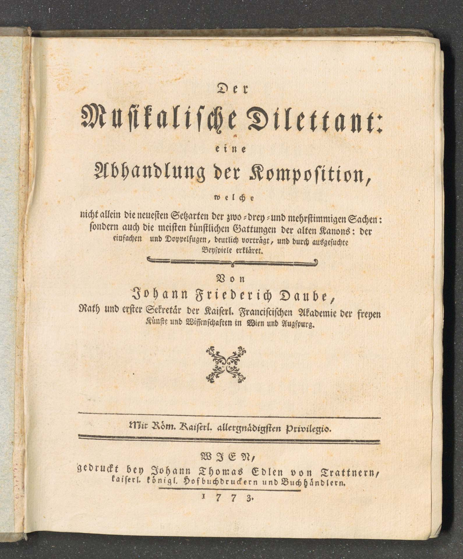 Der Musikalische Dilettant