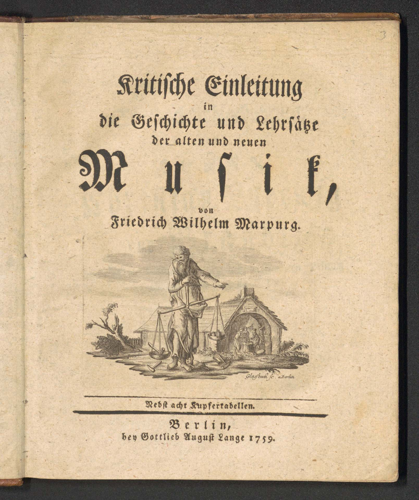 Kritische Einleitung in die geschichte und Lehrsätze der alten und neuen Musik