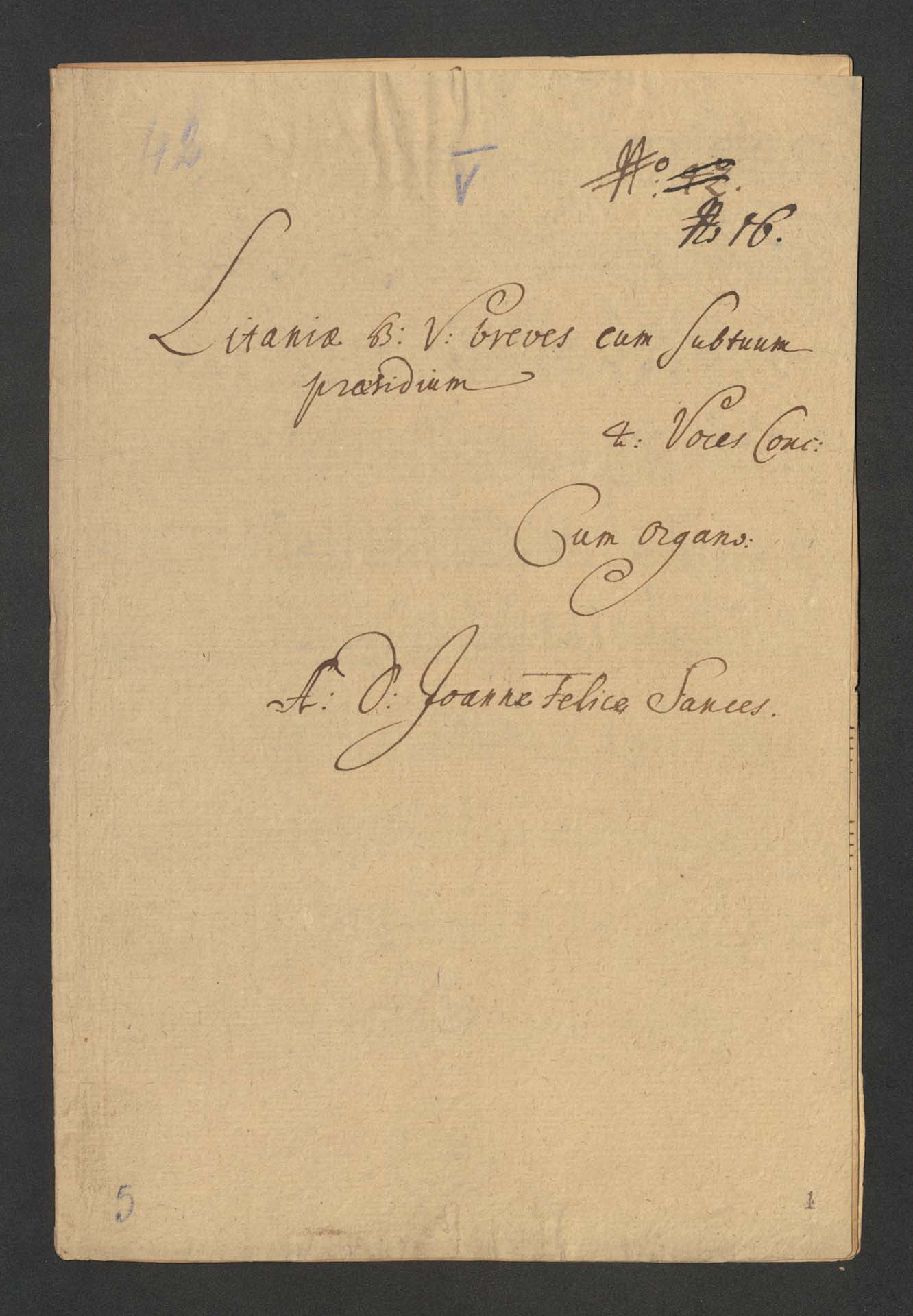 Litaniae B.V. breves cum Sub tuum praesidium