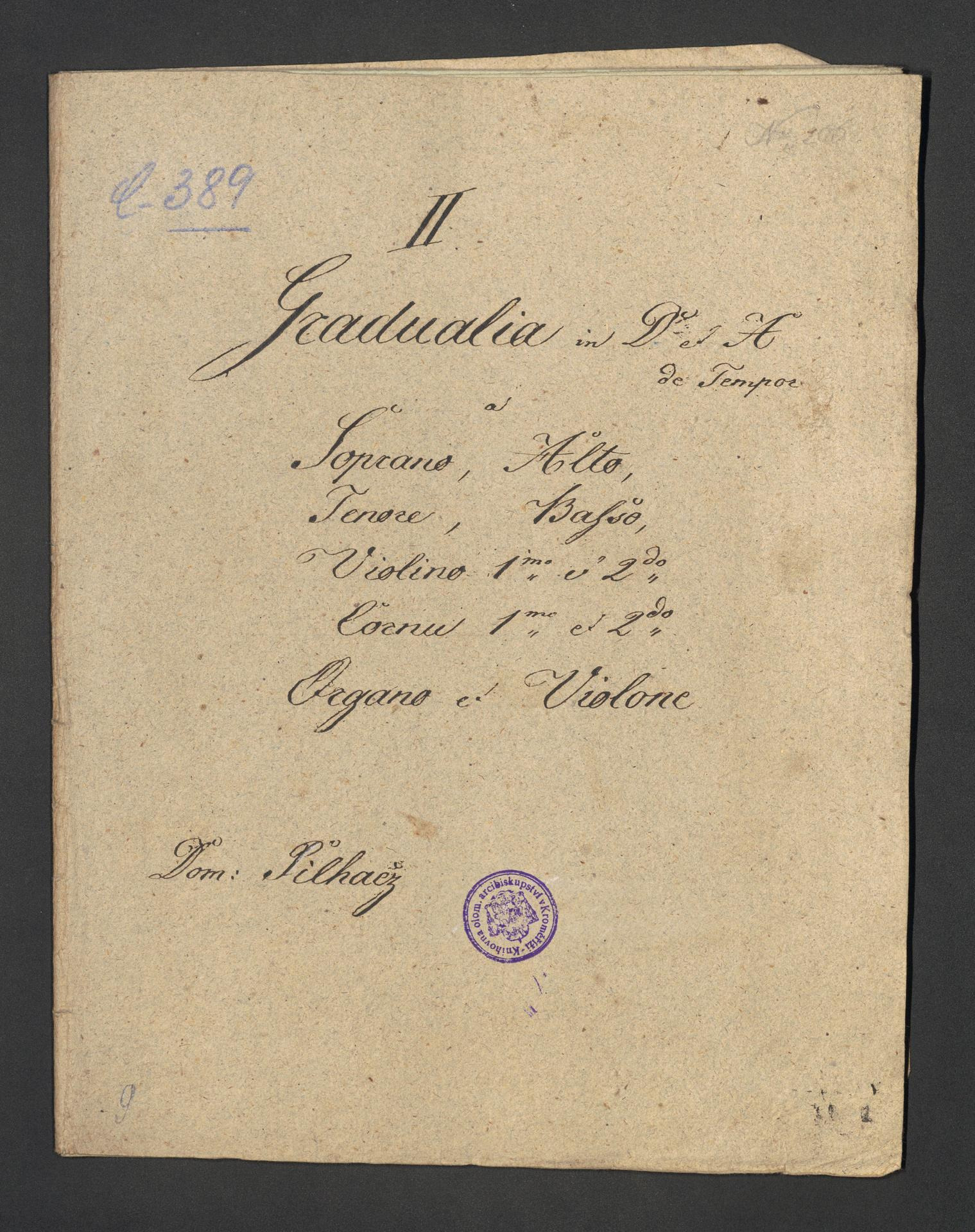 II. Gradualia in D et A