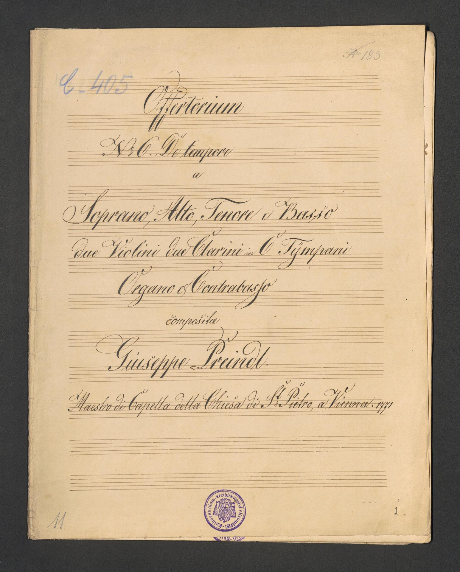 Offertorium No. 6 de tempore