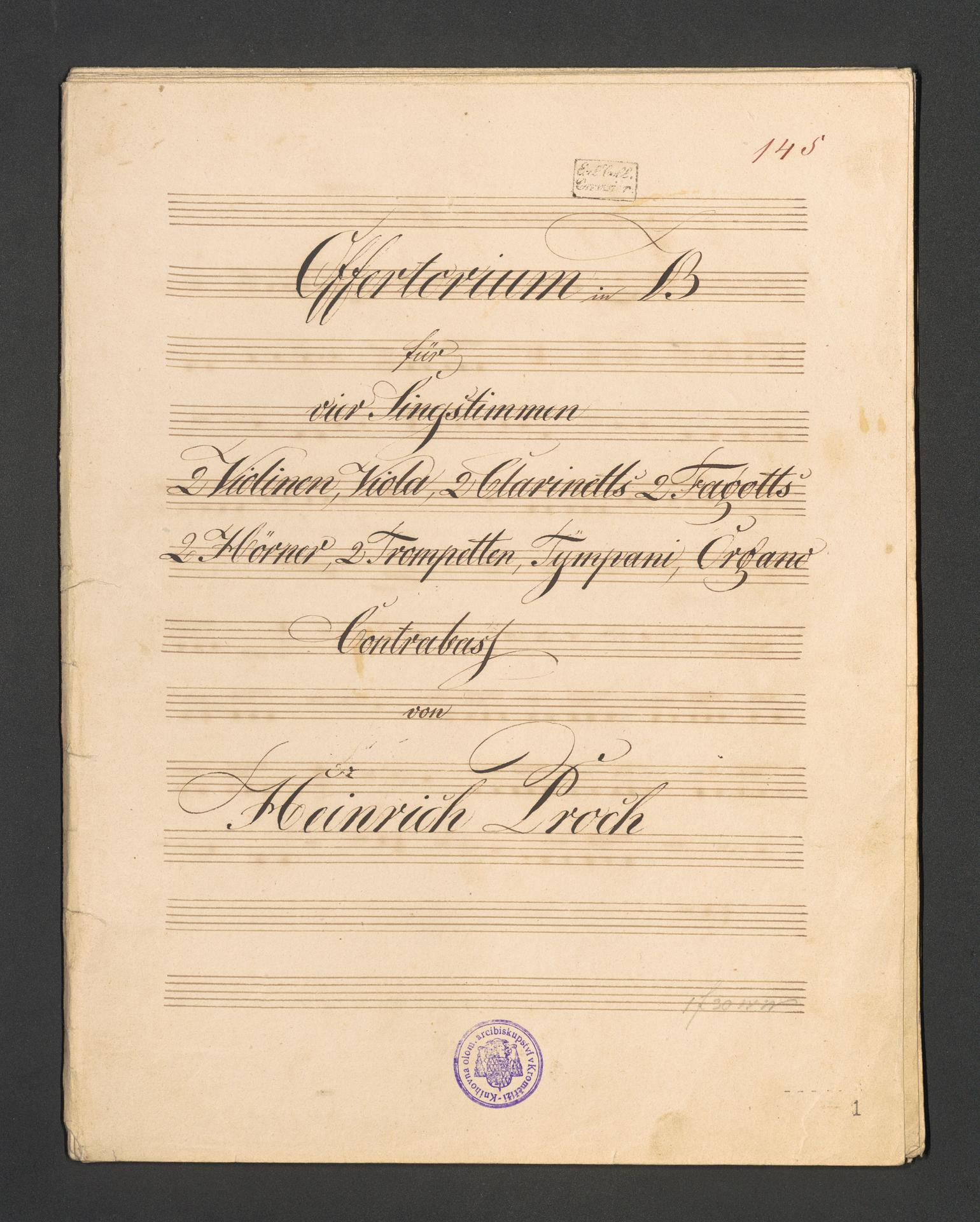 Offertorium in B