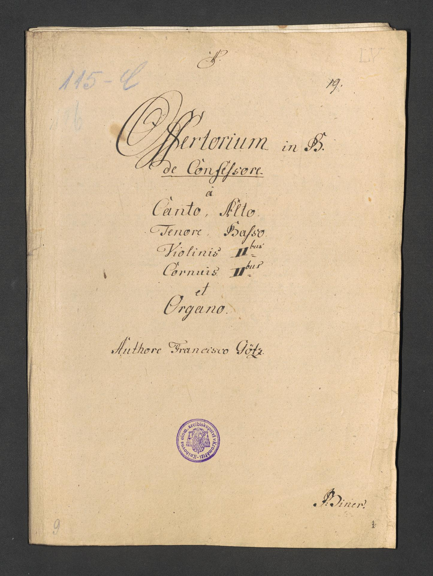 Offertorium in B de Confessore