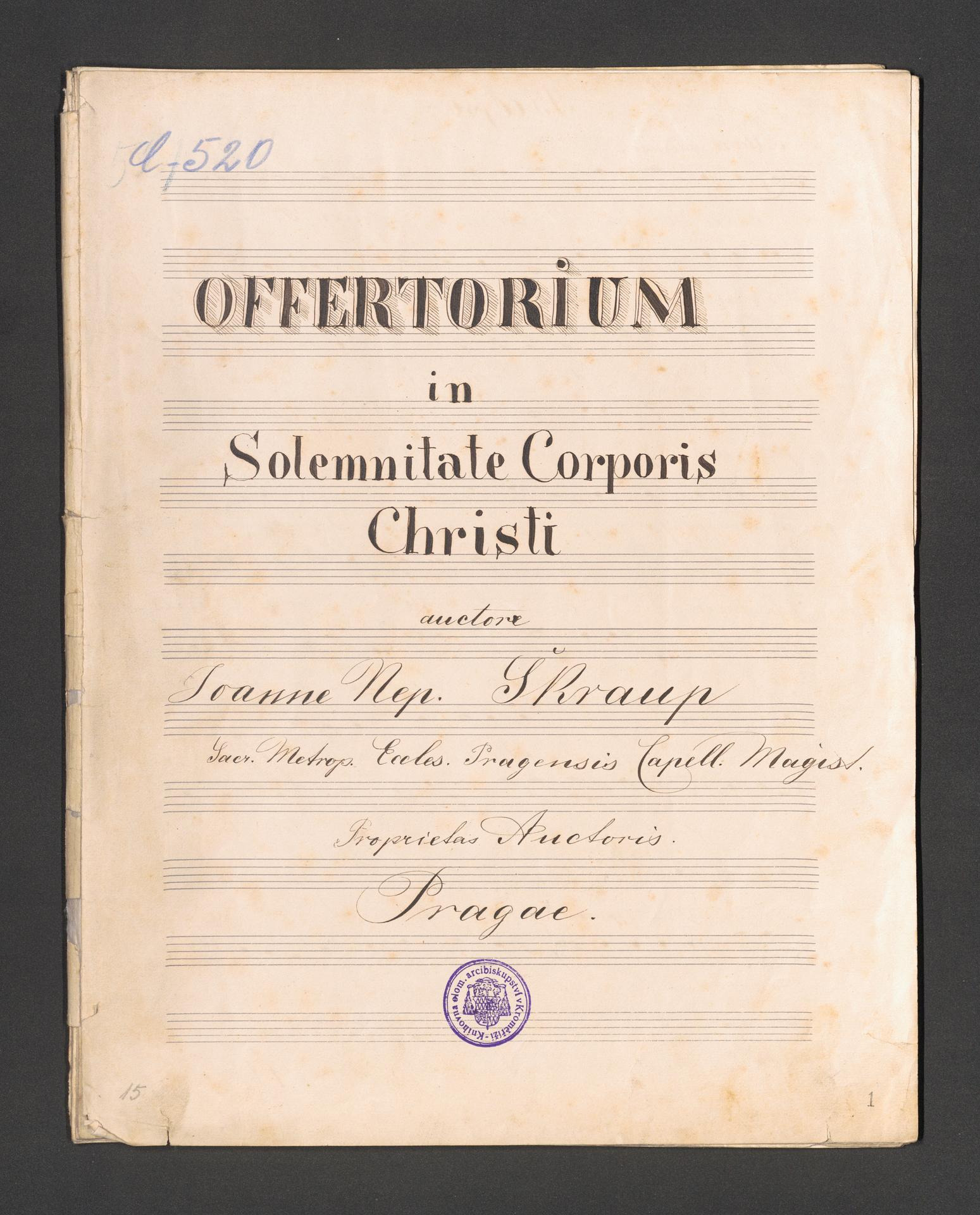 Offertorium in Solemnitate Corporis Christi 