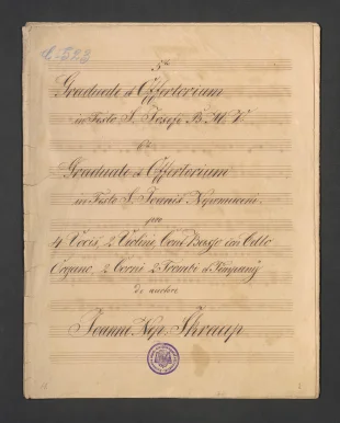 Graduale et Offertorium, in Festo S. Josefi B.M.V. ; Graduale et Offertorium, in Festo S. Joanis Nep.