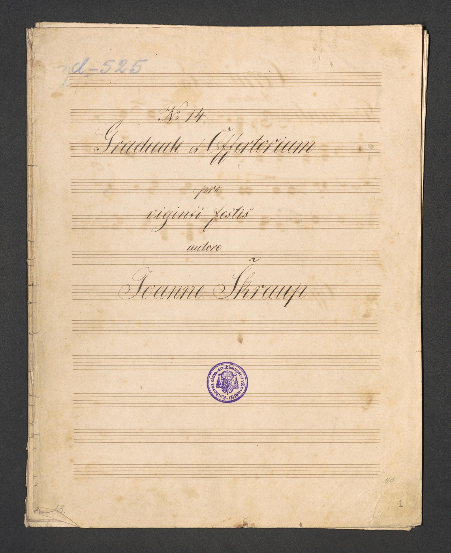 Graduale et Offertorium pro viginti festis No. 14 