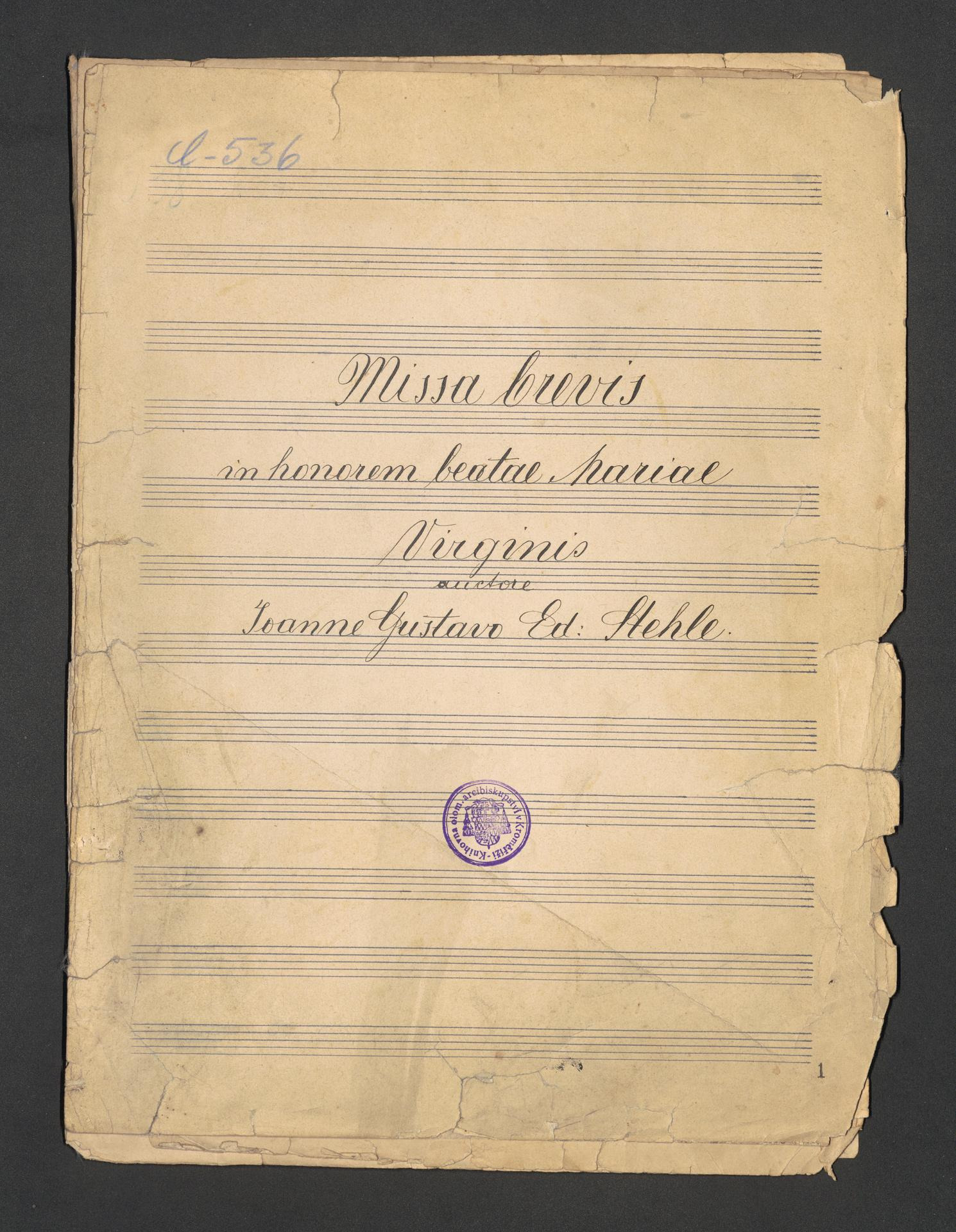 Missa brevis in honorem beatae Mariae Virginis 