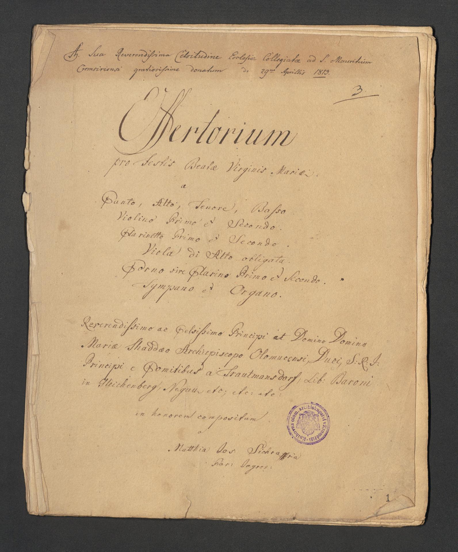 Offertorium pro Festis B.V.M