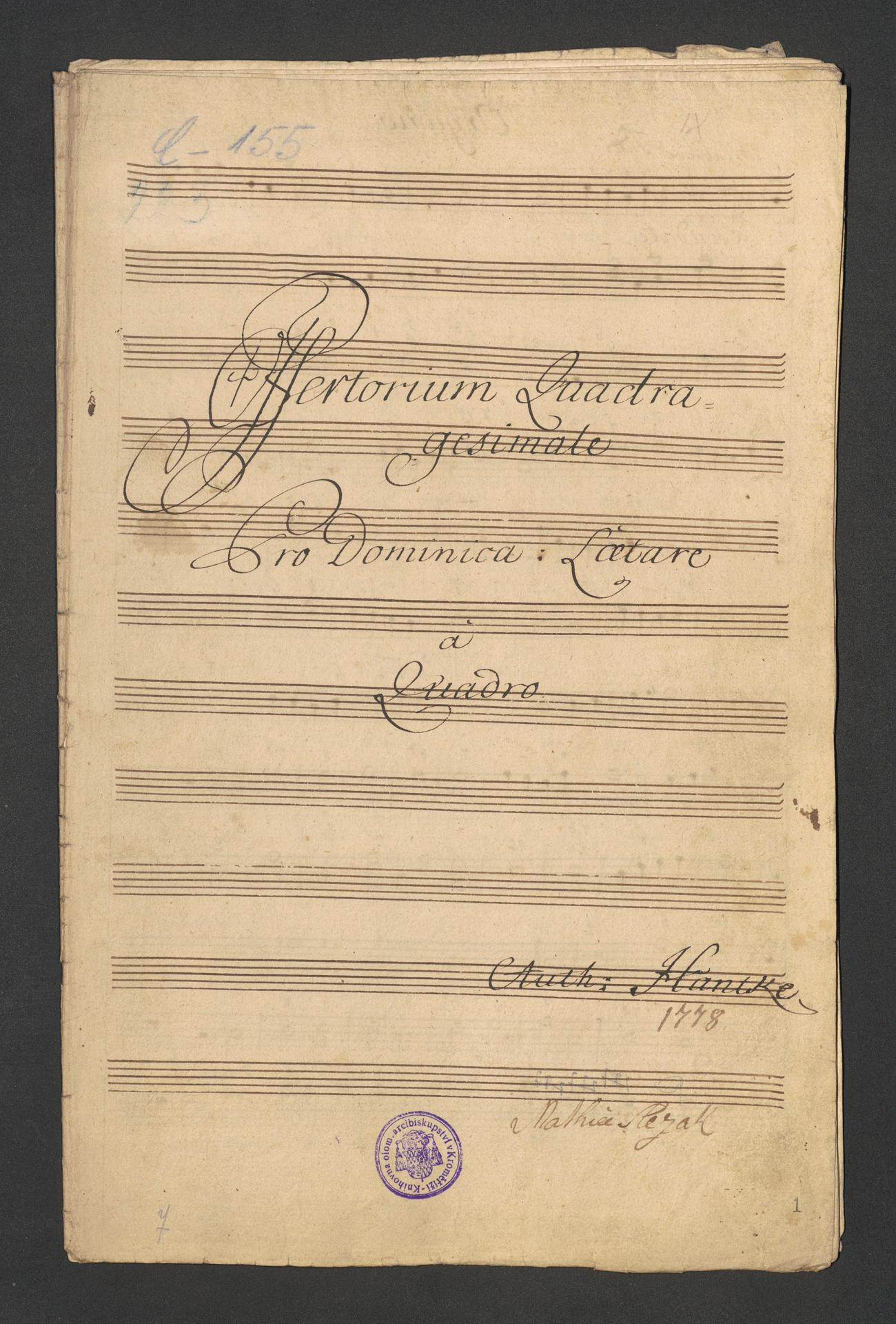 Offertorium quadra gesimale