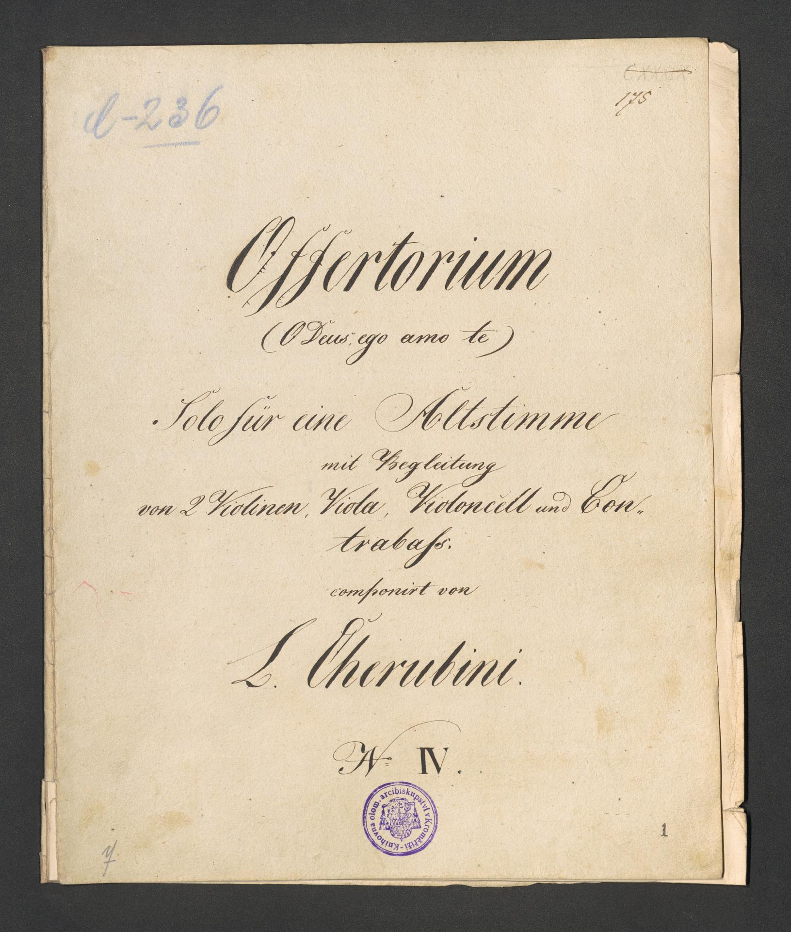 Offertorium (O Deus ego amo te) N.IV