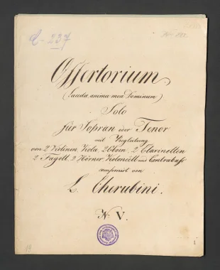 Offertorium (Lauda anima mea Dominum) N.V.