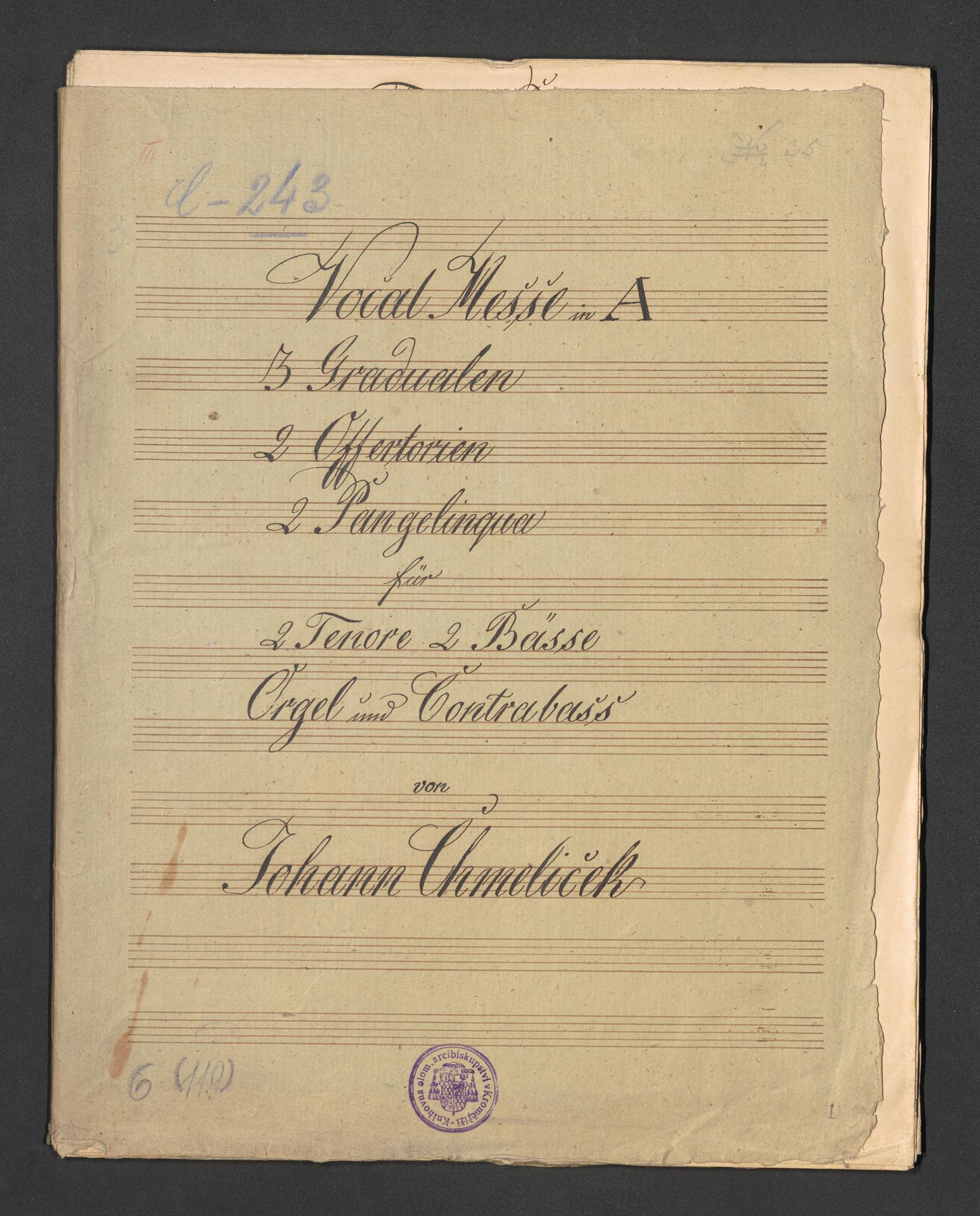 Vocal Messe in A