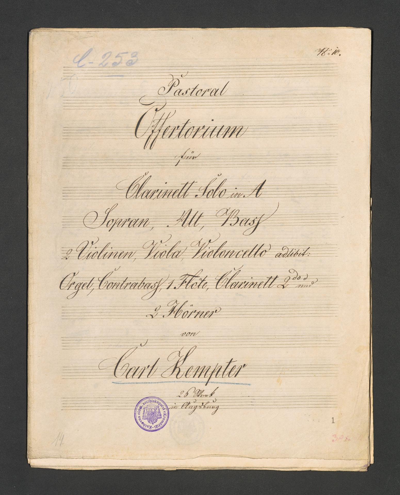 Pastoral Offertorium Op. 26