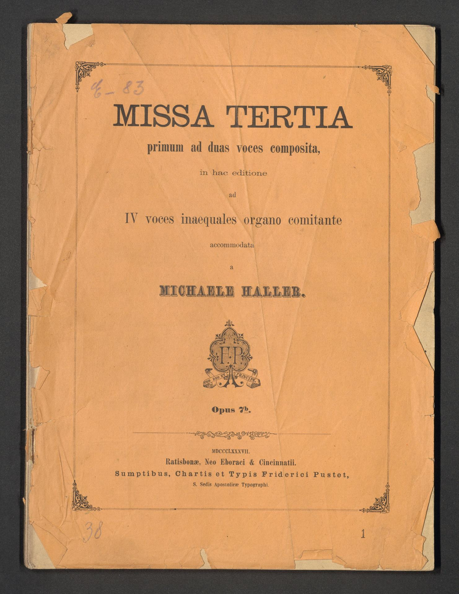 Missa Tertia op. 76