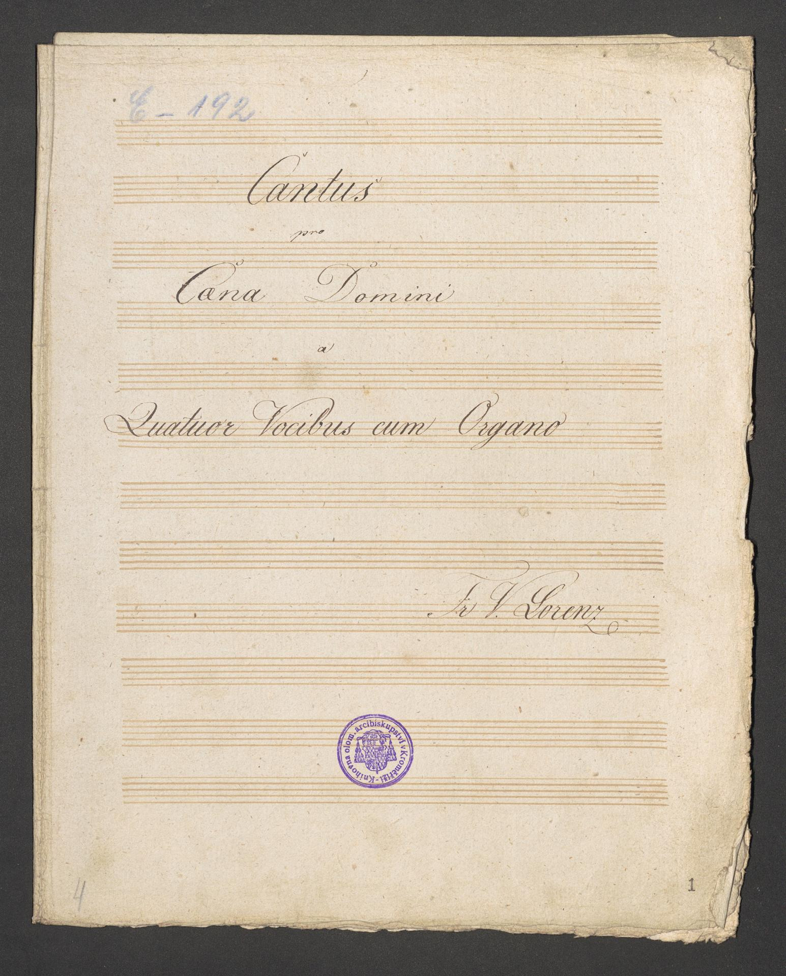 Cantus pro Cana Domini