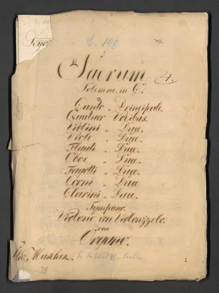 Sacrum, Solenne in C