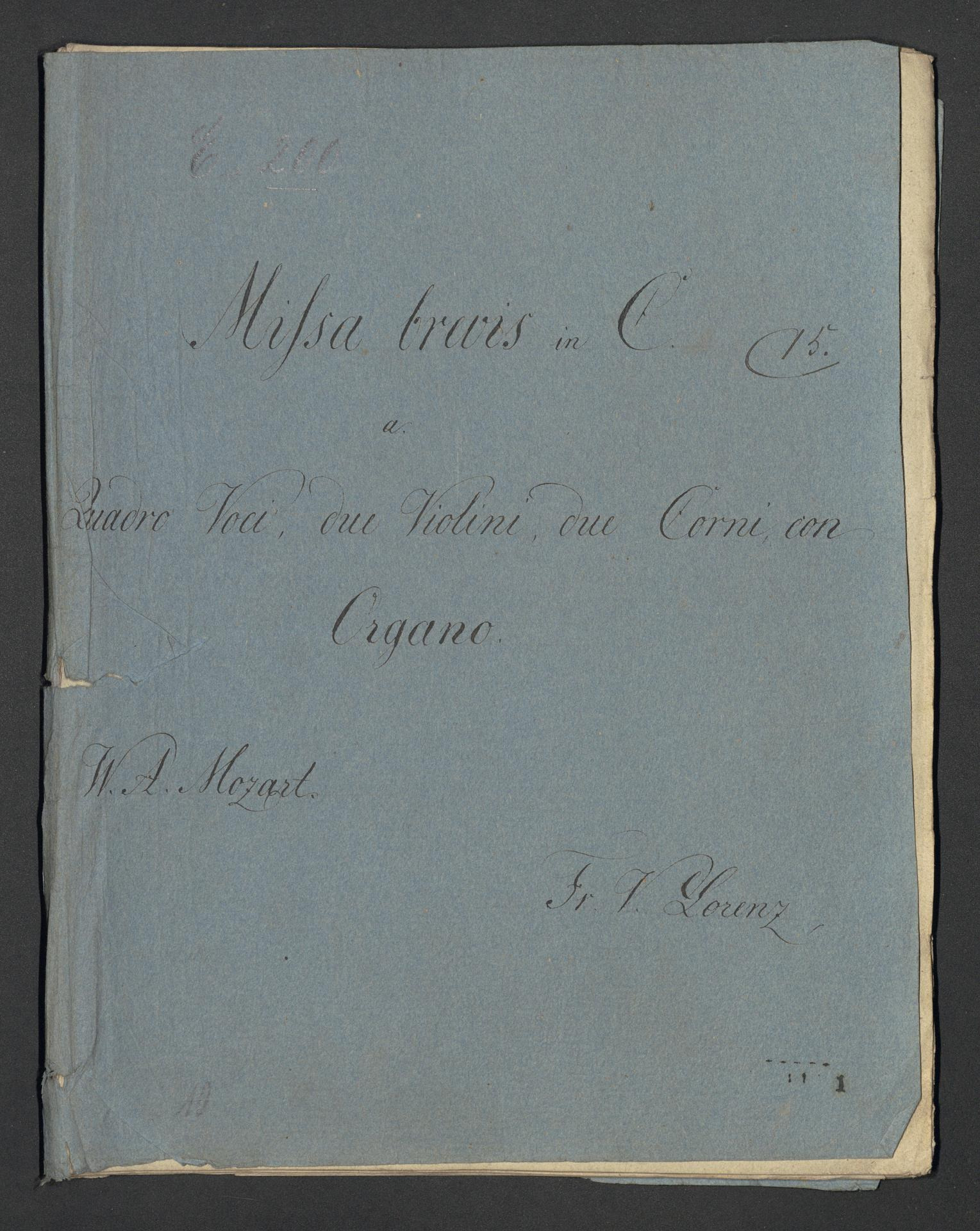 Missa brevis in C