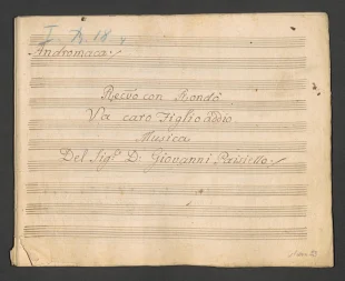 Andromaca (Recitativ con Cavatina)