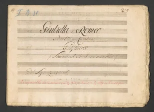 Recit. e Cavatina "Giulietta e Romeo"