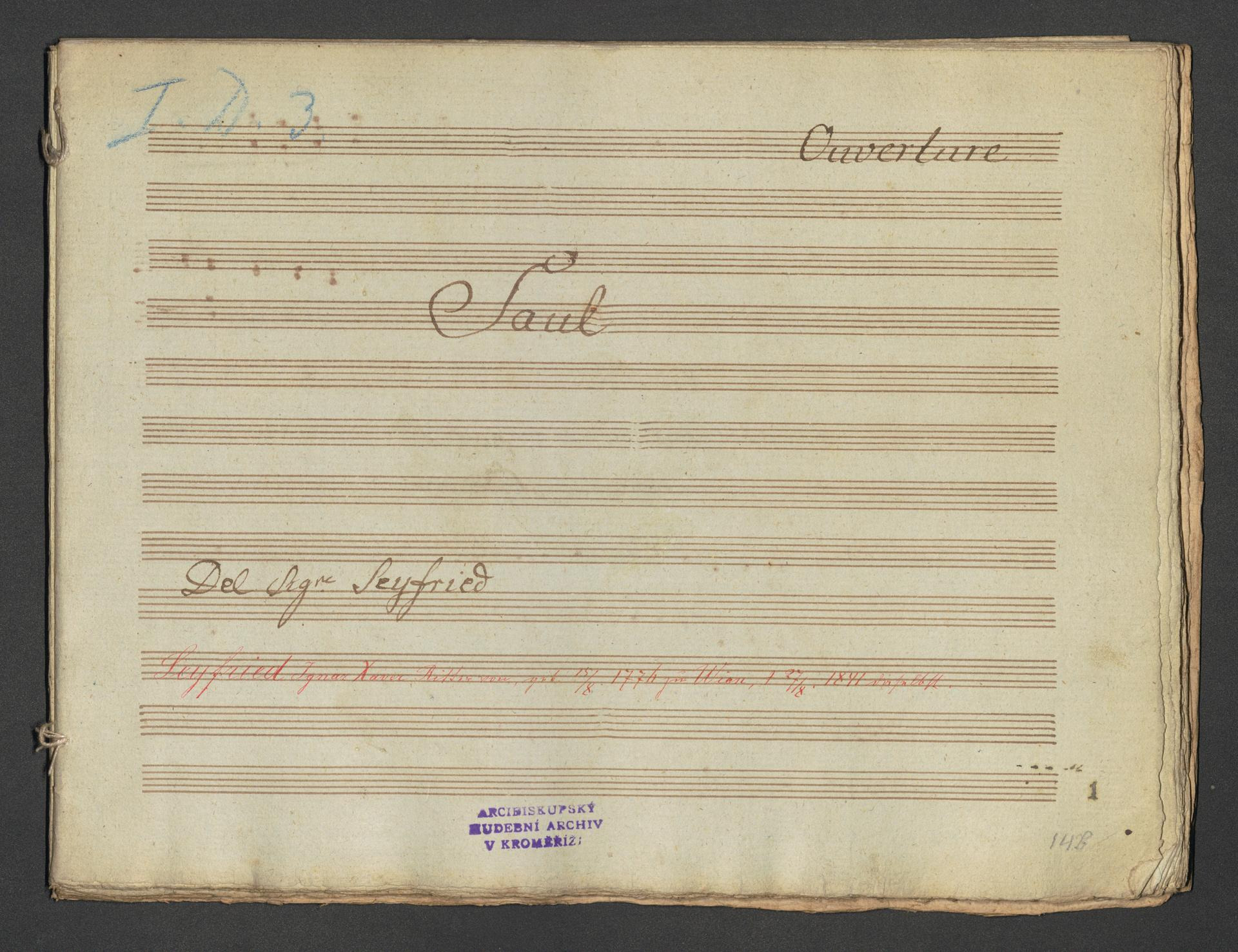 Saul. Overture