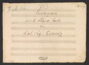 Variazions pour le Piano-Forte 