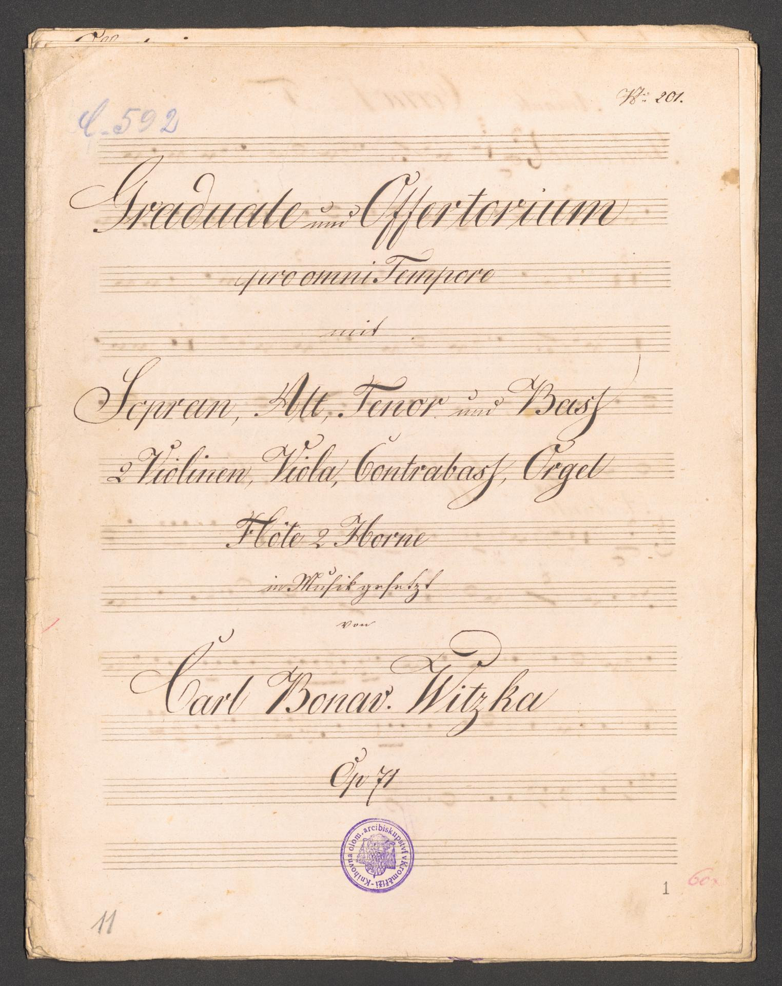 Graduale und Offertorium pro omni Tempore Op. 71