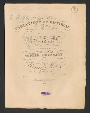 Variations et Rondeau