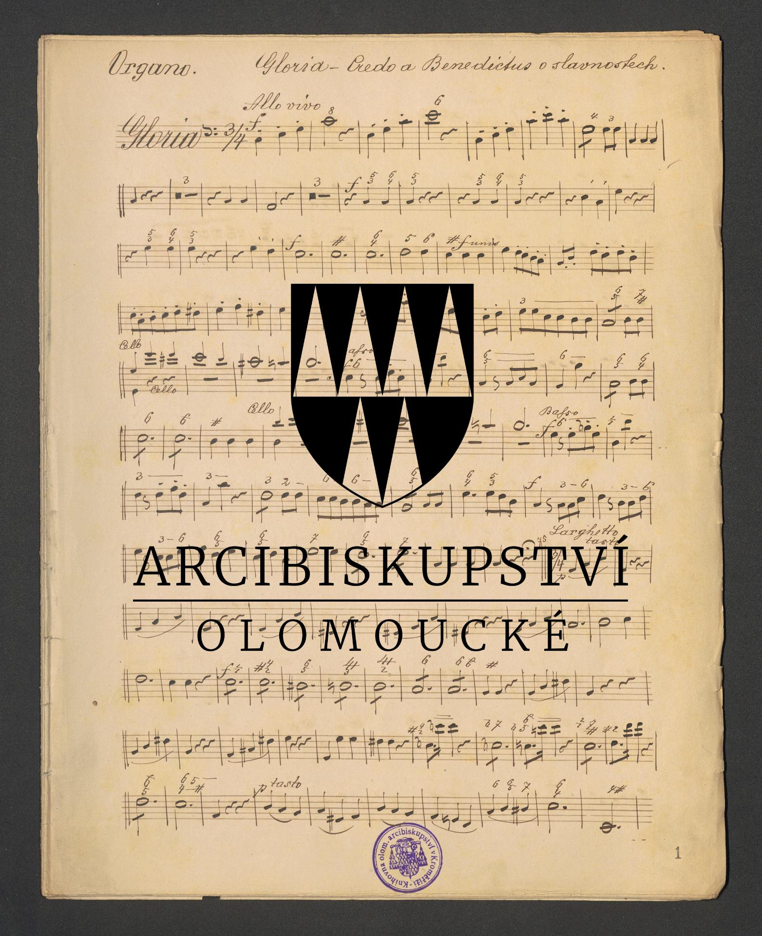 Gloria - Credo a Benedictus o slavnostech 